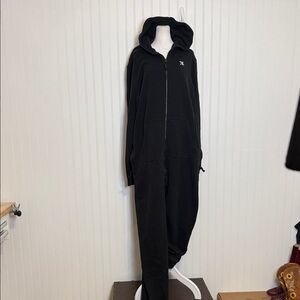 Men’s | The Norwegian Original | Onepiece  | Black fleece Hooded Jumpsuit